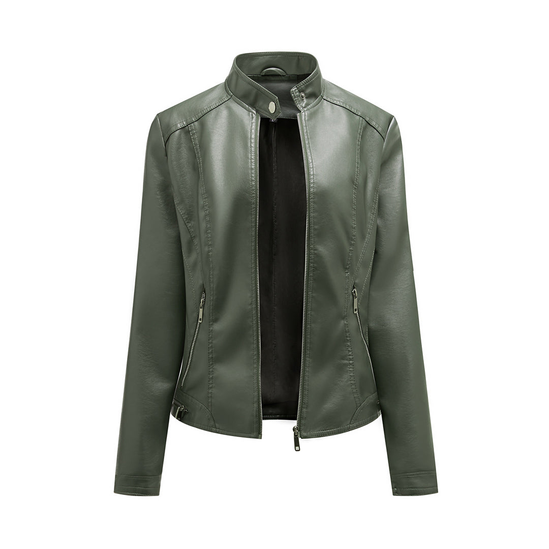 Fleur | Chic Leather Jacket