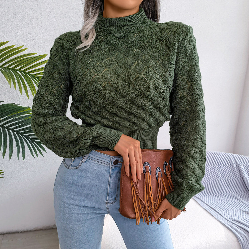 Collared Knit Top for Women