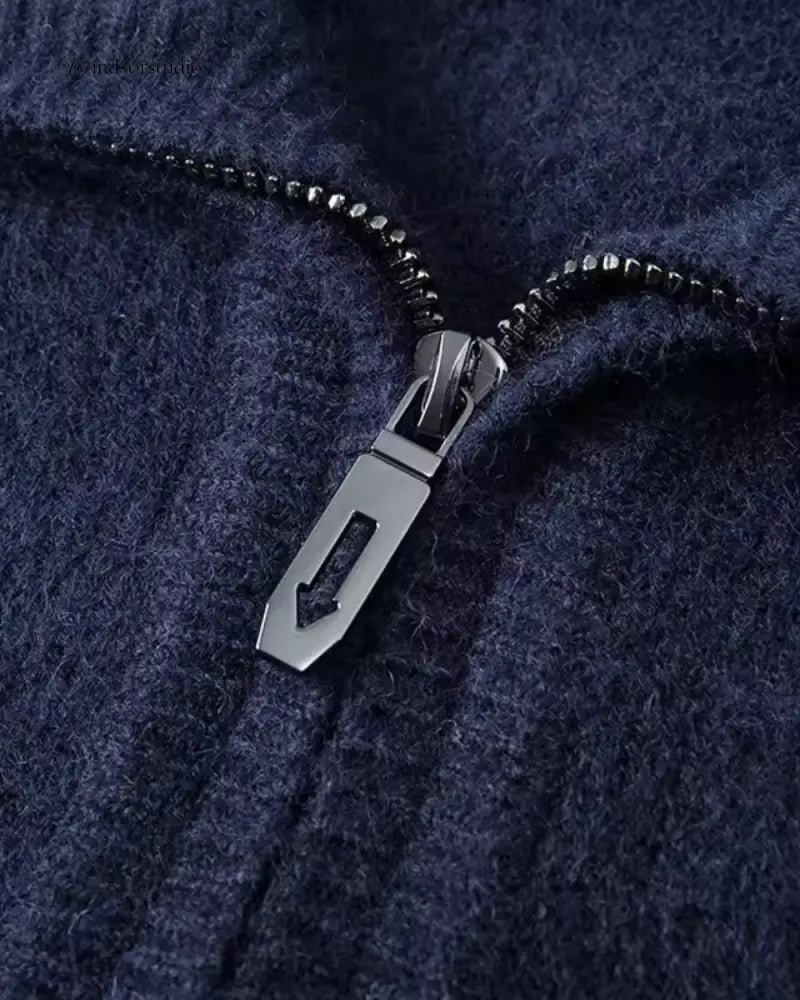 Gstaad Quarter-Zip Cashmere Sweater