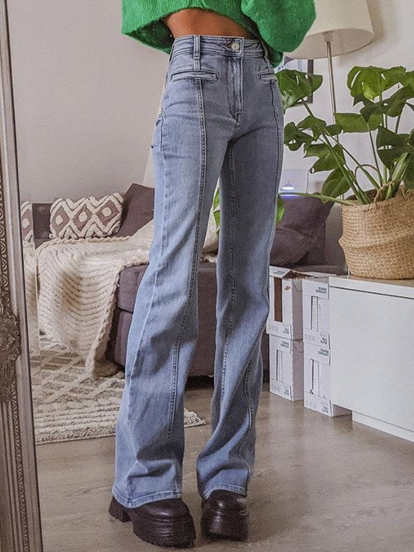 Mirjam - Red Star Flared Jeans