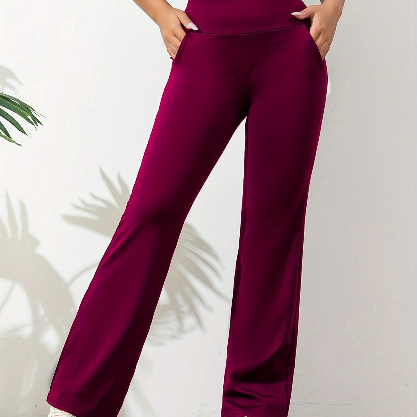 Flared Leg High-Waisted Women's Sports Leggings