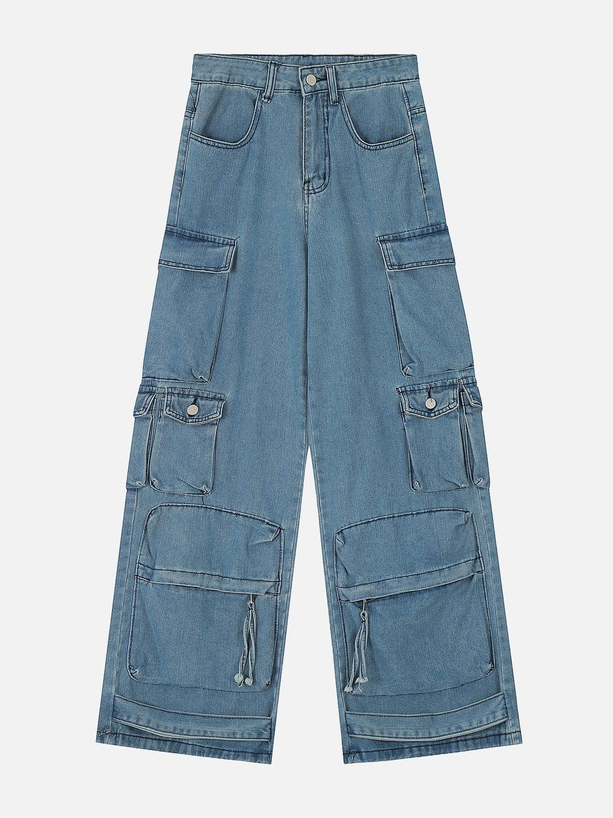 Jacky | Straight Jeans with Multiple Pockets