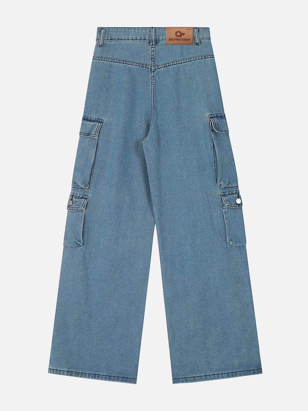 Jacky | Straight Jeans with Multiple Pockets