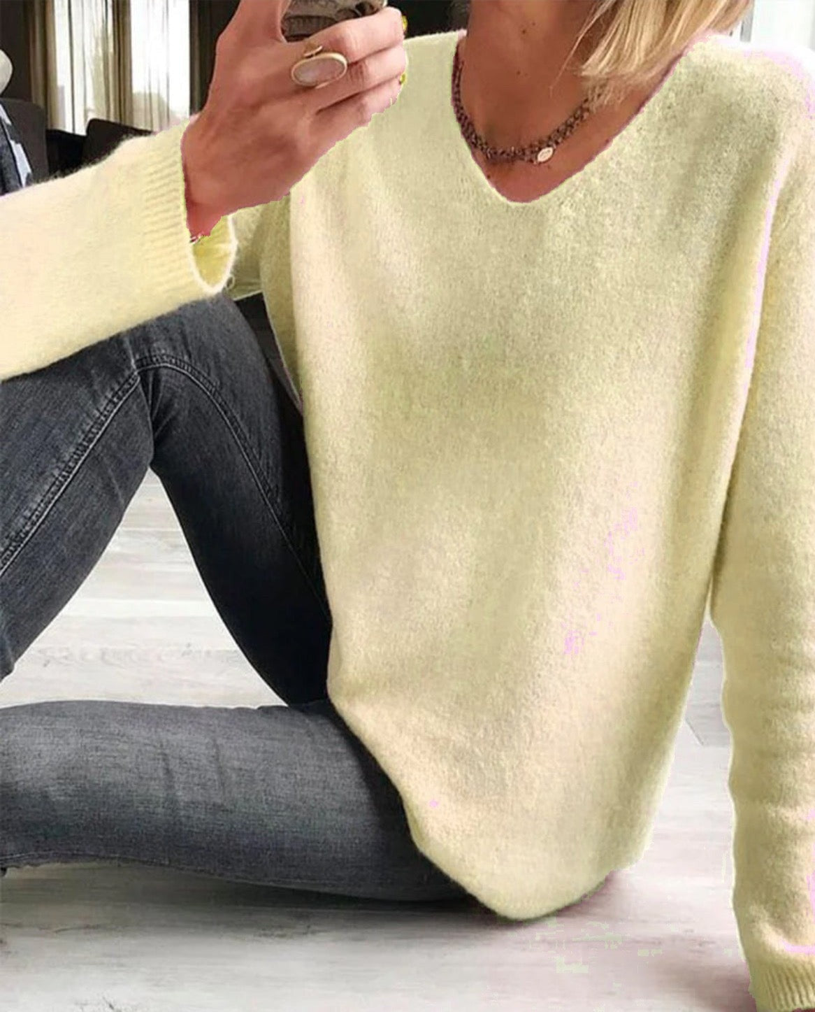 Jacobs | Classic Long Sleeve Plain Jumper