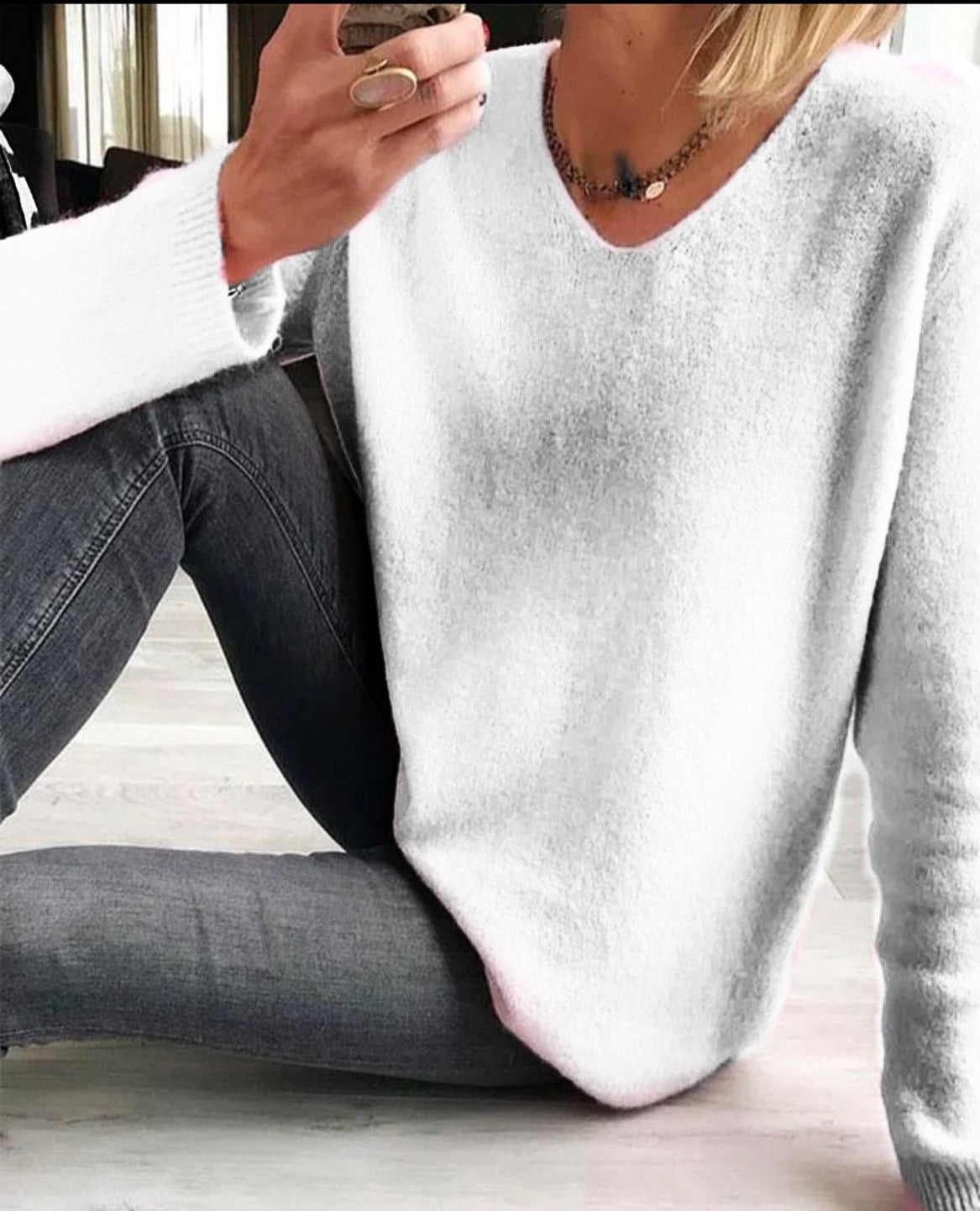 Jacobs | Classic Long Sleeve Plain Jumper