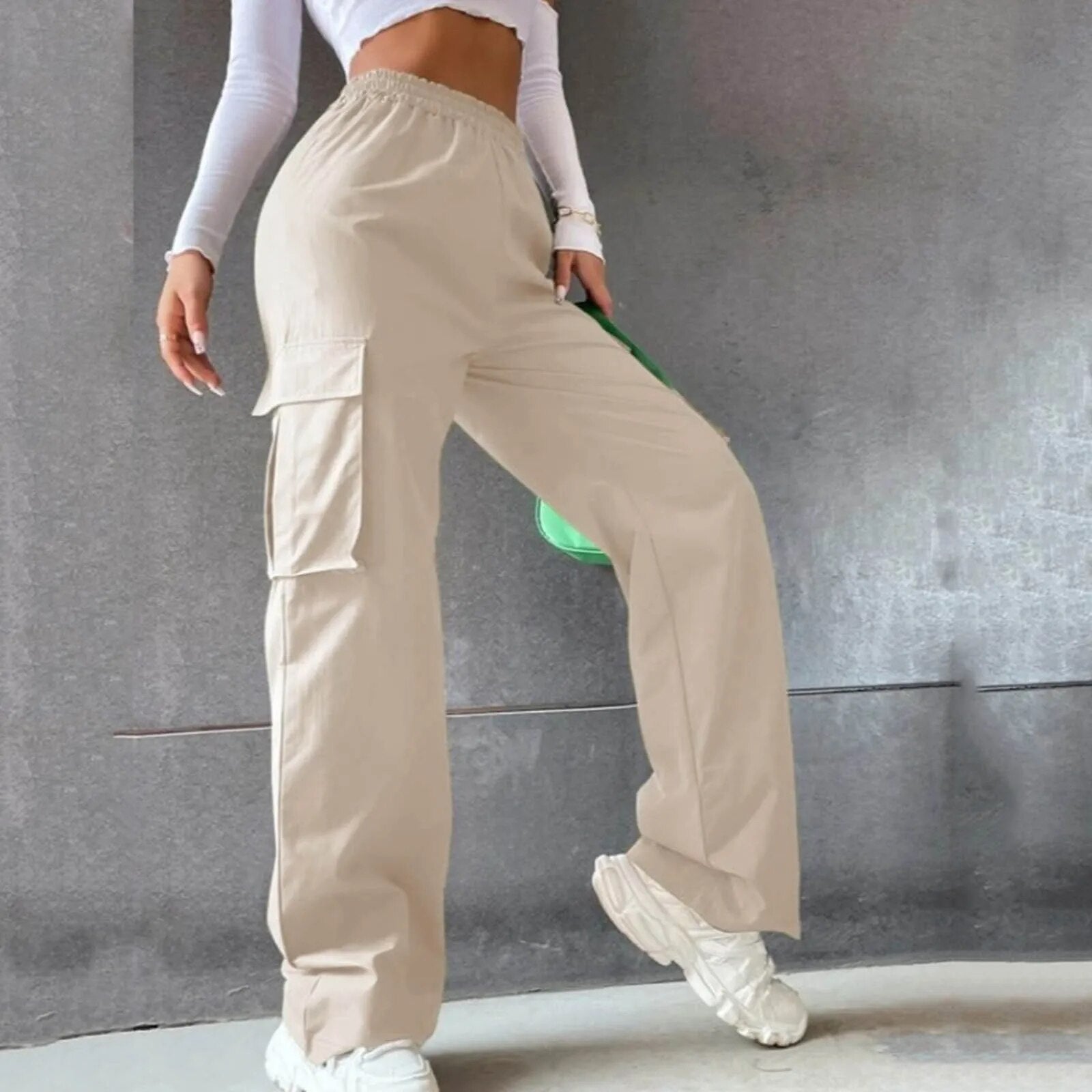 Janlie | Women's High-Waisted Cargo Pants