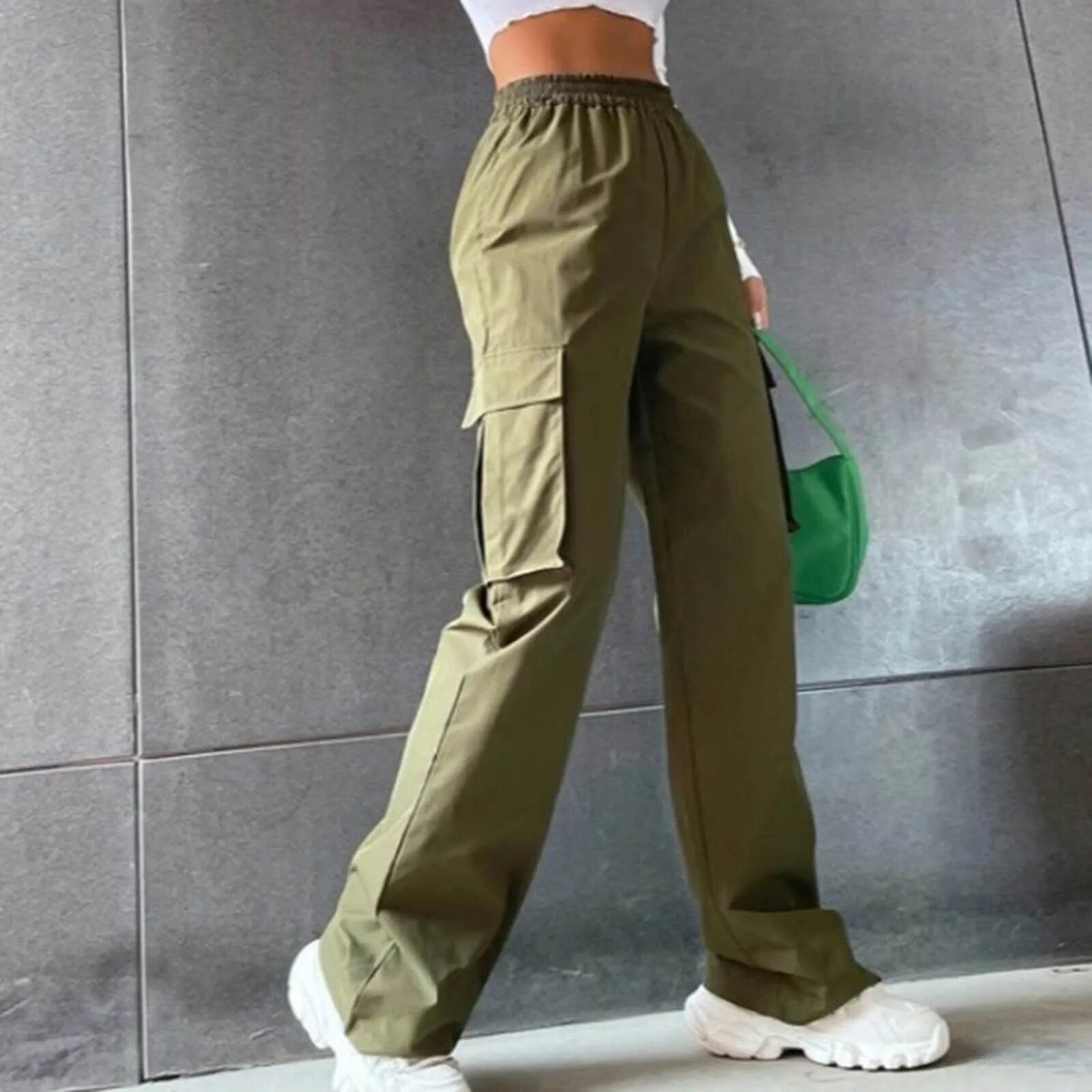 Janlie | Women's High-Waisted Cargo Pants