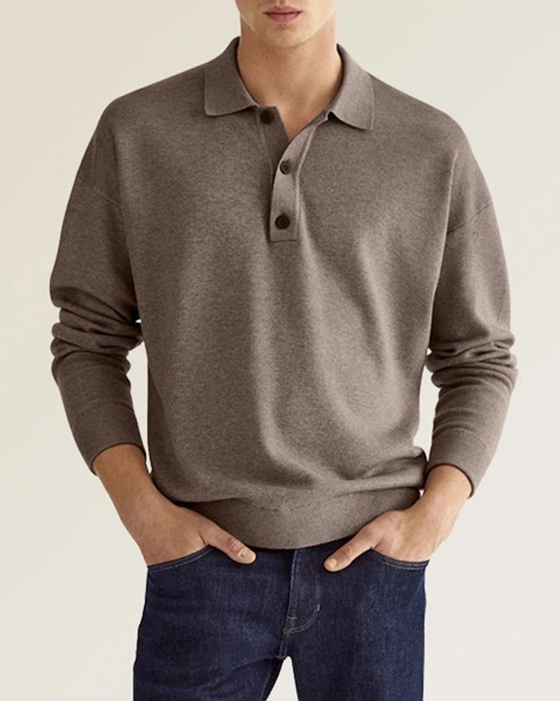 Jantje | Long Sleeve Button-Up Shirt for Men