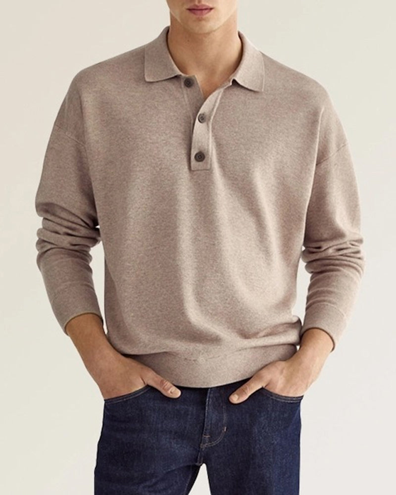 Jantje | Long Sleeve Button-Up Shirt for Men