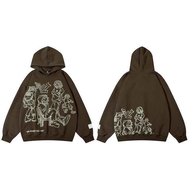 Jaqcues | Graphic Print Streetwear Hoodie