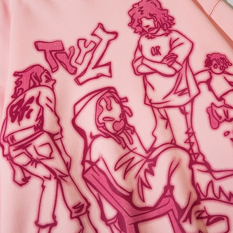 Jaqcues | Graphic Print Streetwear Hoodie