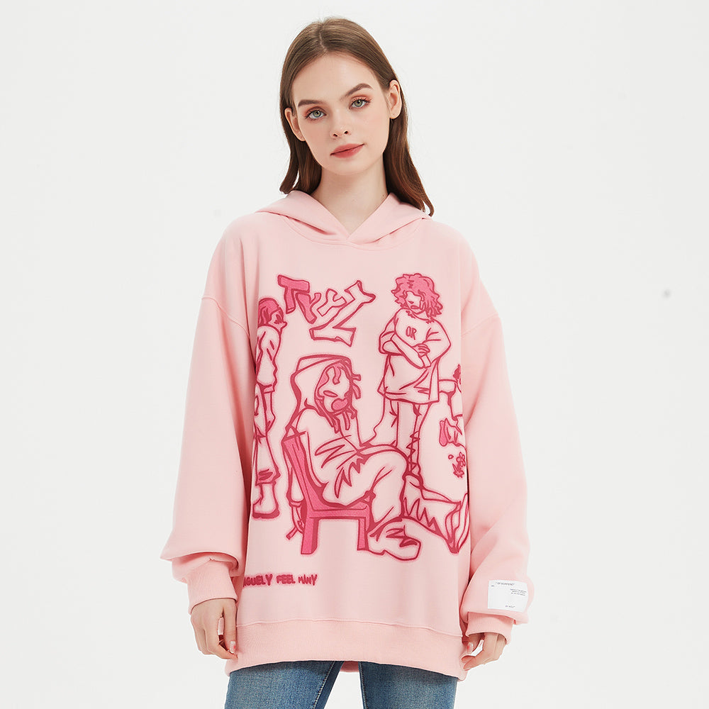 Jaqcues | Graphic Print Streetwear Hoodie