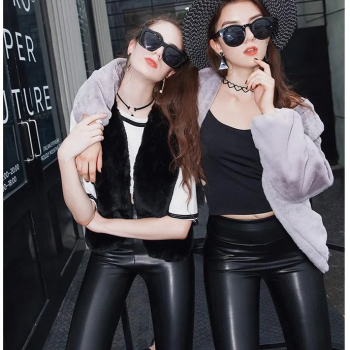 Jasmijn | Women's Cozy Leather Leggings
