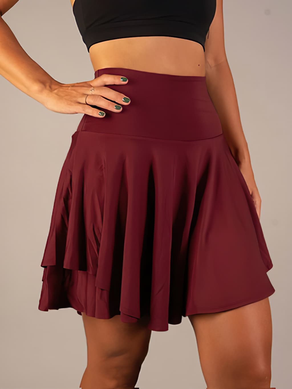 Isa - Tennis Skirt Featuring Built-In Shorts