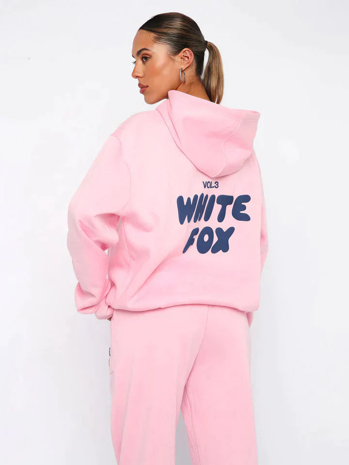 Josephine | Cozy Women's Tracksuit in 'White Fox' Design