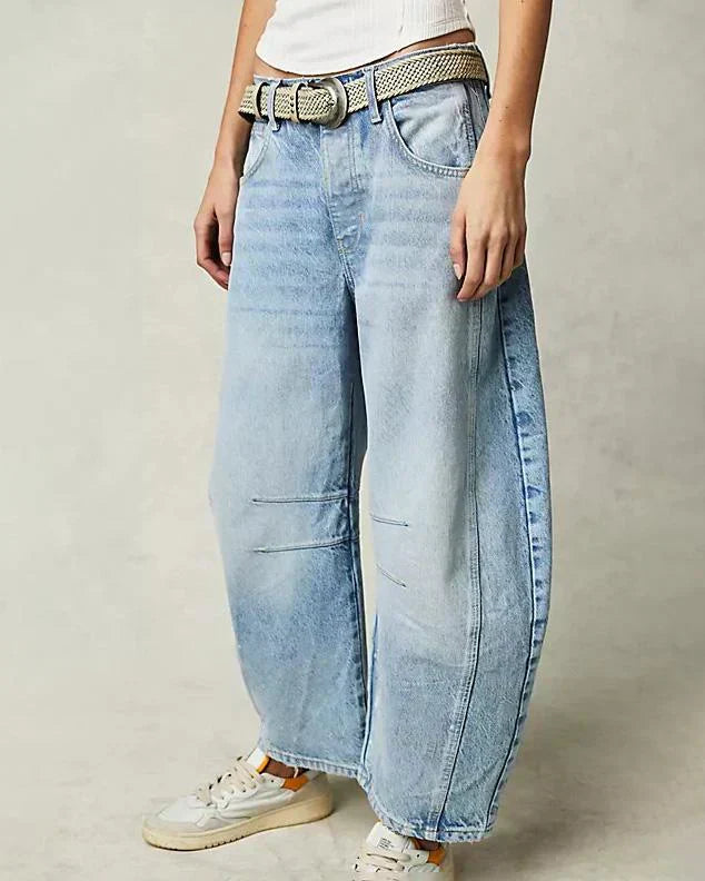 Womens Jeans – Barrel Fit with Mid-Rise Waist