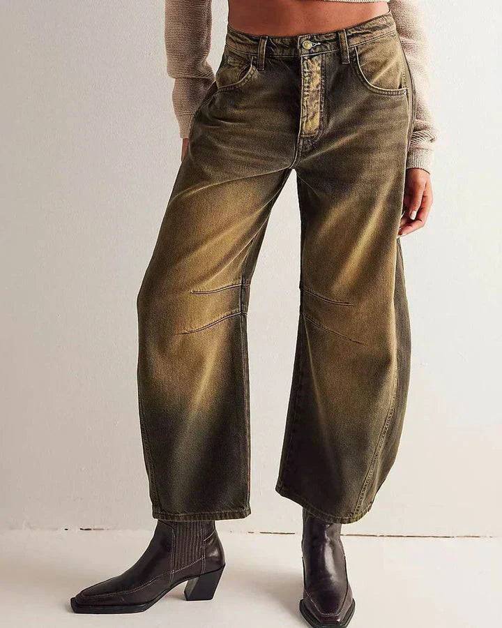 Womens Jeans – Barrel Fit with Mid-Rise Waist