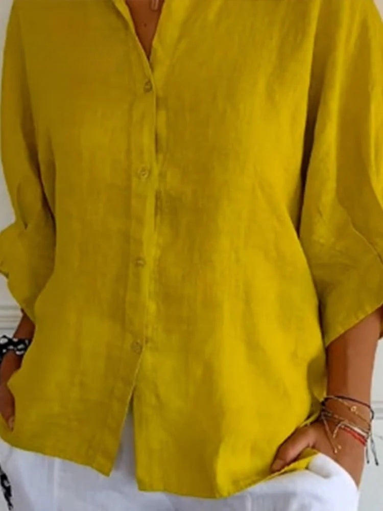 Maëlle - Chic Linen Blouse for Women
