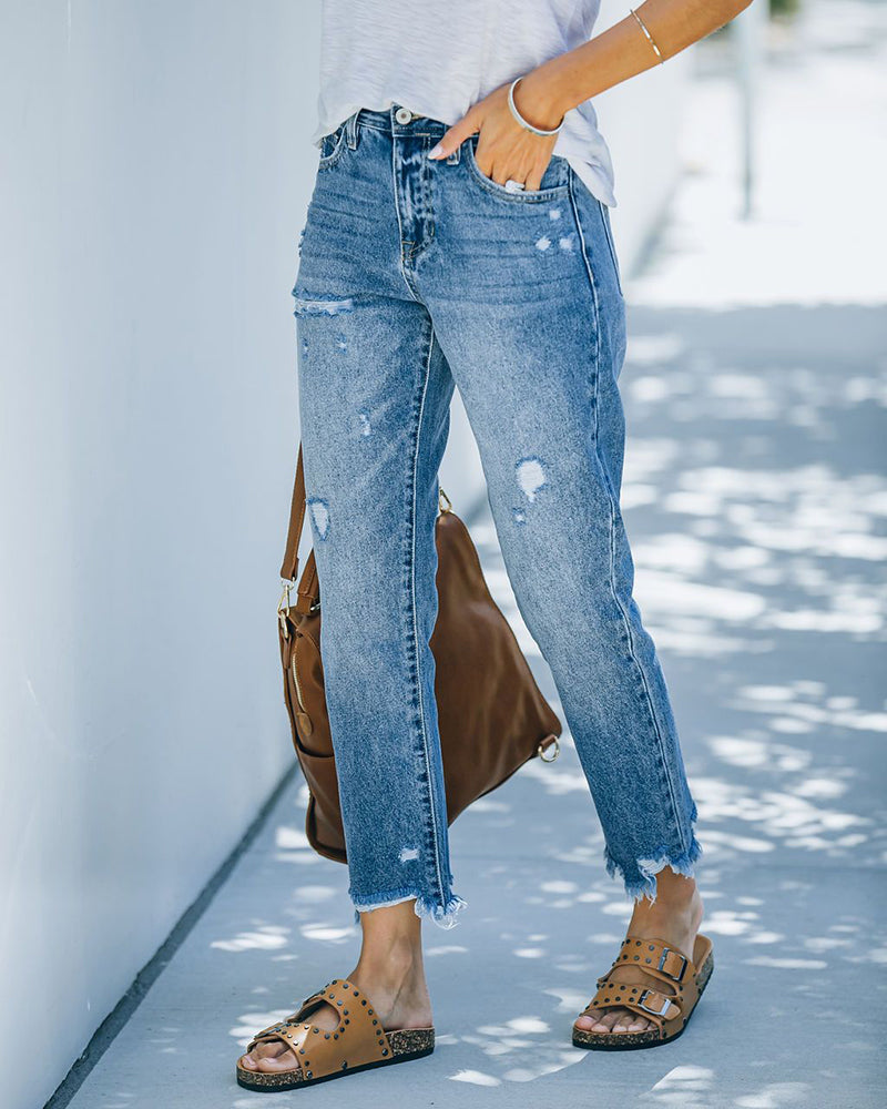 Ripped Slim Fit Jeans
