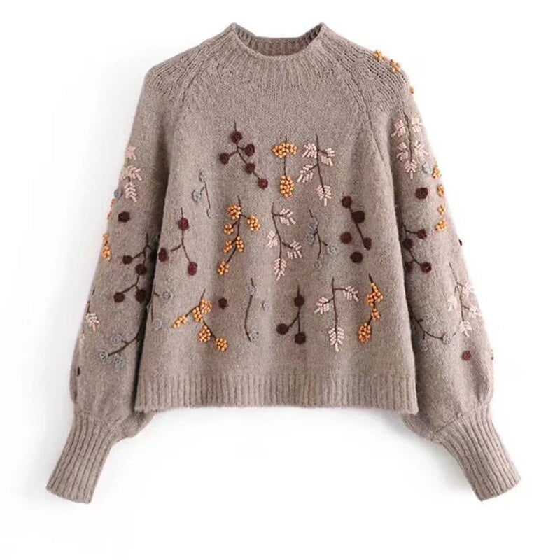 Lely | Cozy Women's Jumper Featuring Autumn Print