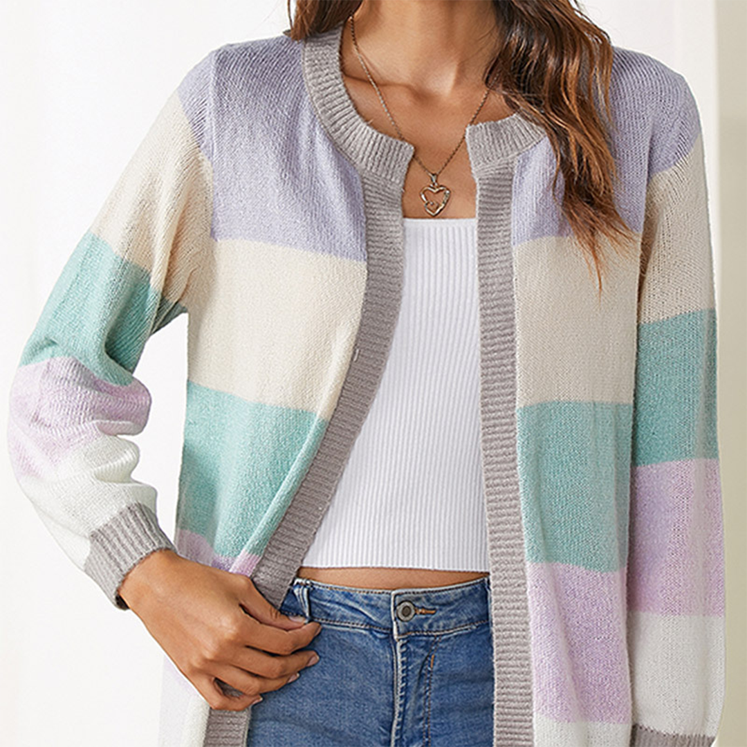 Striped Lightweight Cardigan