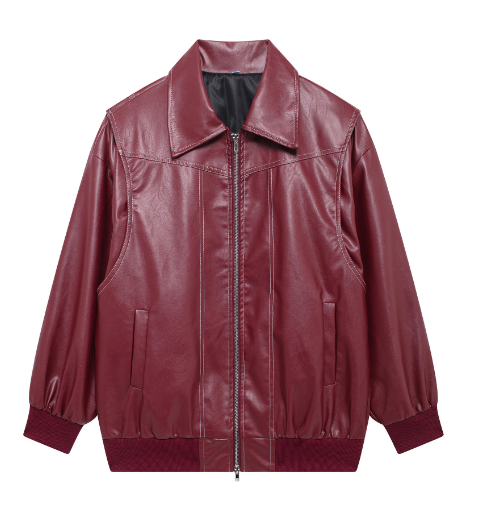 Linde | Classic Leather Bomber Jacket