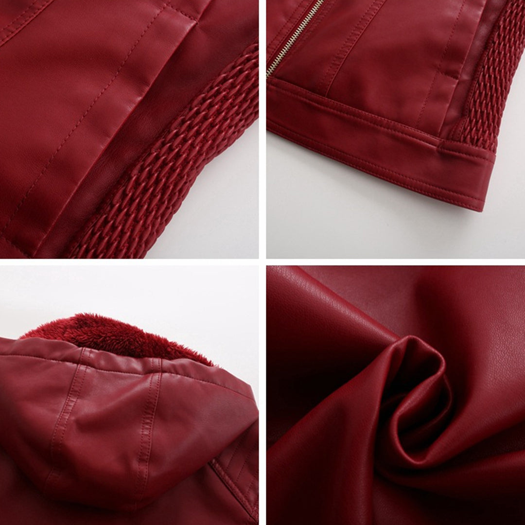 Loes | Chic Suede Leather Jacket for Women