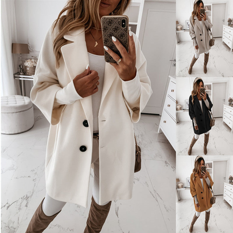 Lotte | Women's Cotton Coat with 3/4 Sleeves