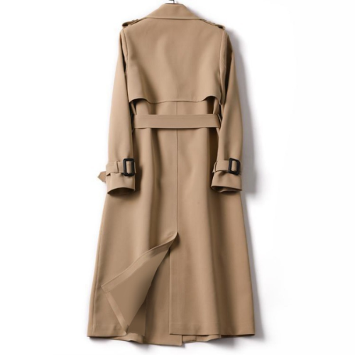 Lotte | Stylish Long Women's Coat with Double Buttons