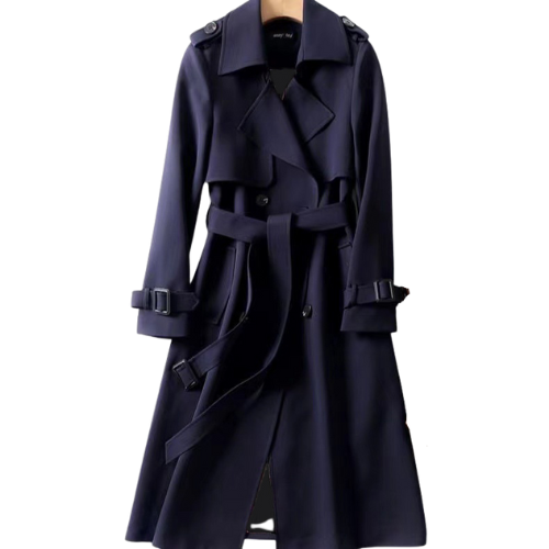 Lotte | Stylish Long Women's Coat with Double Buttons