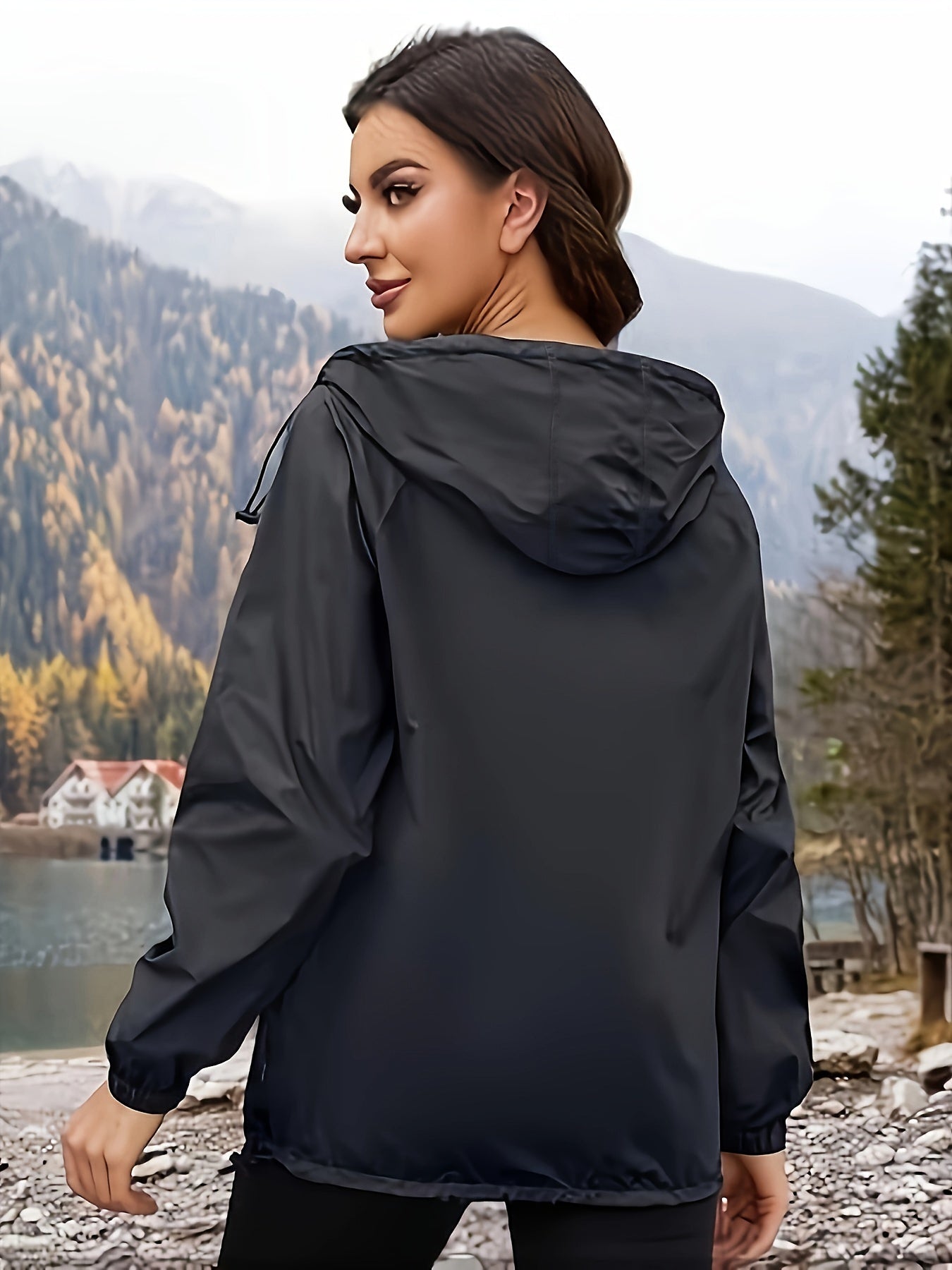 Lotte | Hooded Plus Size Sports Jacket