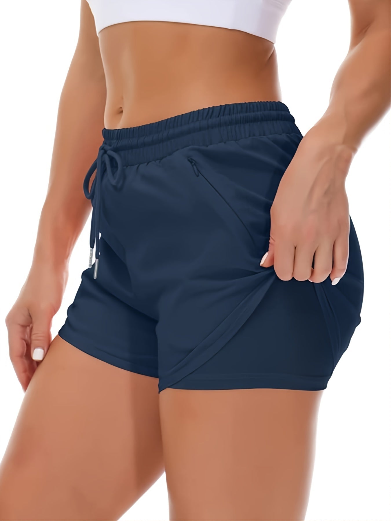 Lotte | Women's Sporty 2-in-1 Shorts with Convenient Pockets