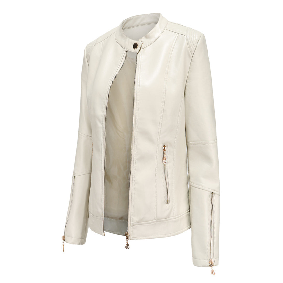 Lotte | Chic Leather Jacket