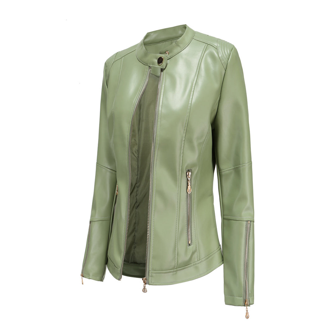 Lotte | Chic Leather Jacket