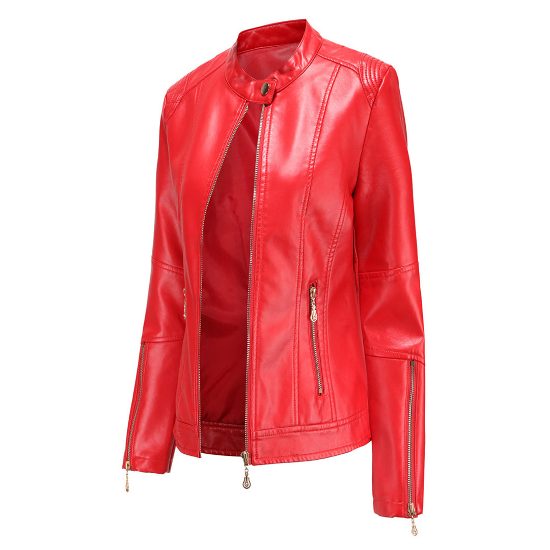 Lotte | Chic Leather Jacket