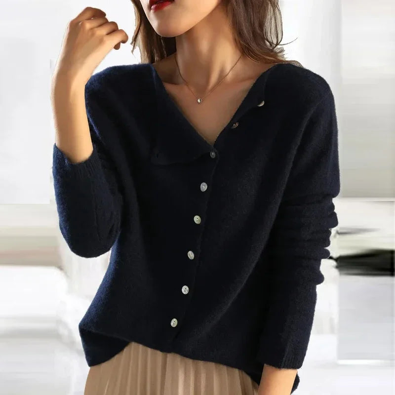 Lotte | Chic Sweater Featuring Trendy Button Closure