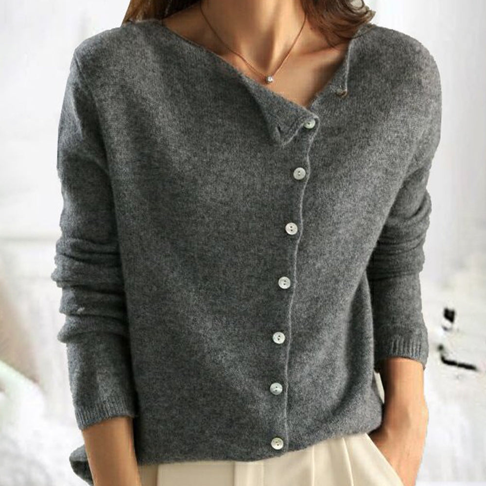 Lotte | Chic Sweater Featuring Trendy Button Closure