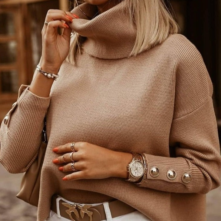 Lulu | Chic High-Collar Jumper
