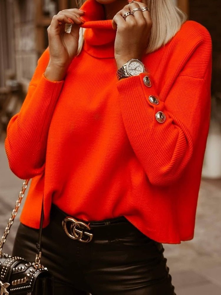 Lulu | Chic High-Collar Jumper