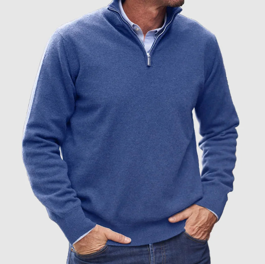 Matteo | Italian Cashmere Men's Zip Sweater