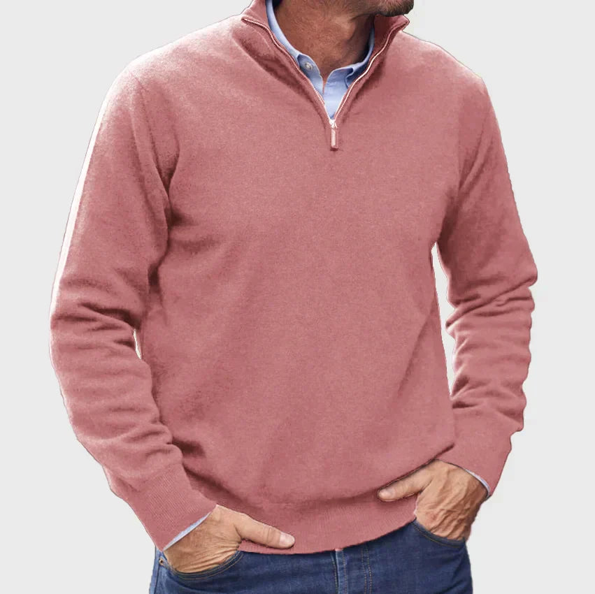 Matteo | Italian Cashmere Men's Zip Sweater