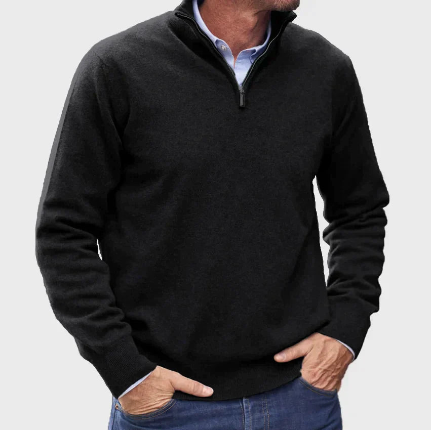 Matteo | Italian Cashmere Men's Zip Sweater
