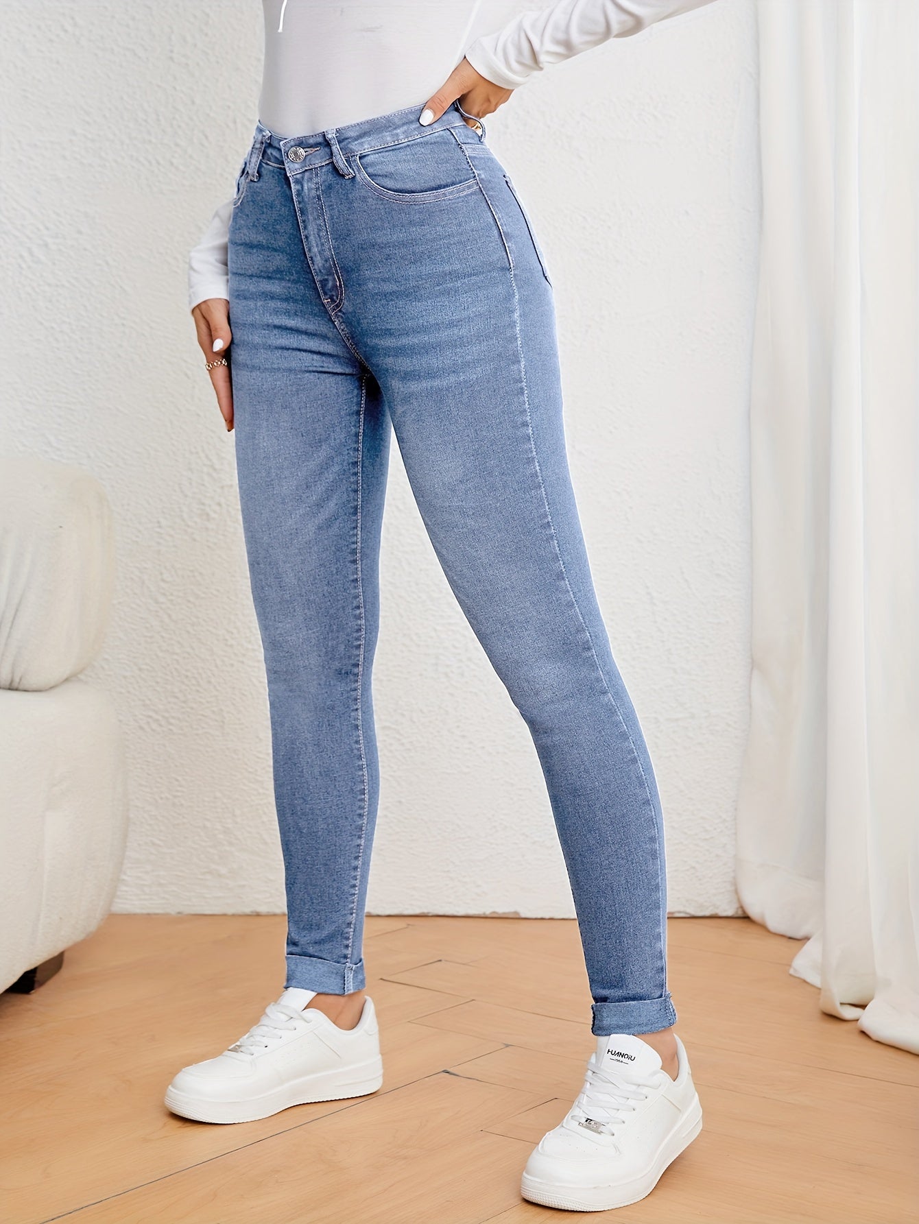 Mila | Women's High-Waisted Slim Fit Jeans