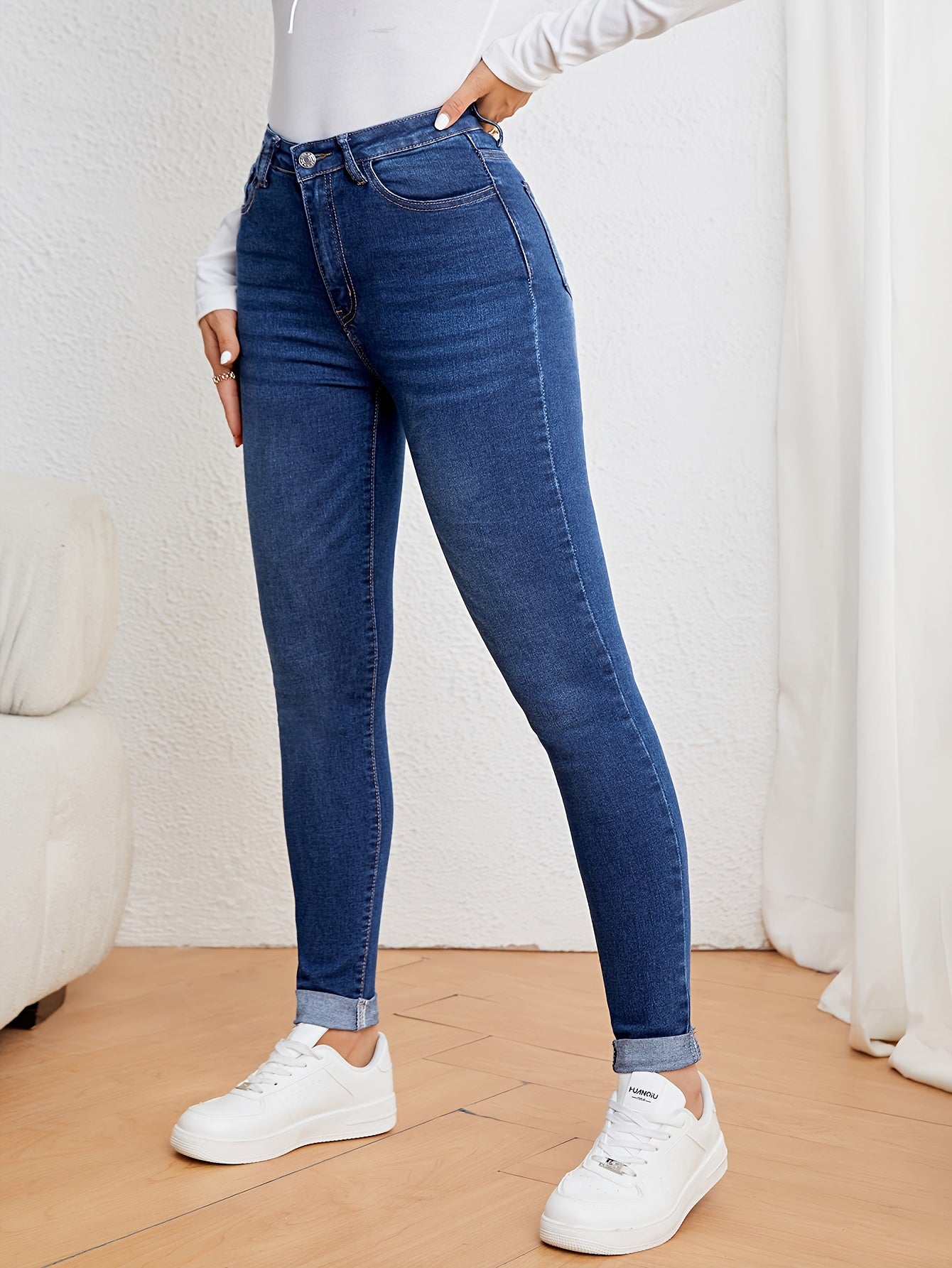 Mila | Women's High-Waisted Slim Fit Jeans
