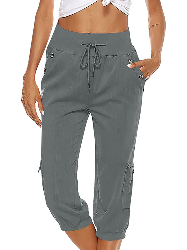 Nina | Cozy 3/4 Length Women's Trousers