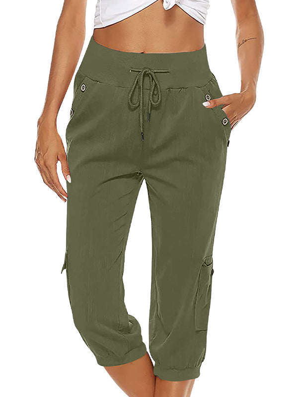 Nina | Cozy 3/4 Length Women's Trousers