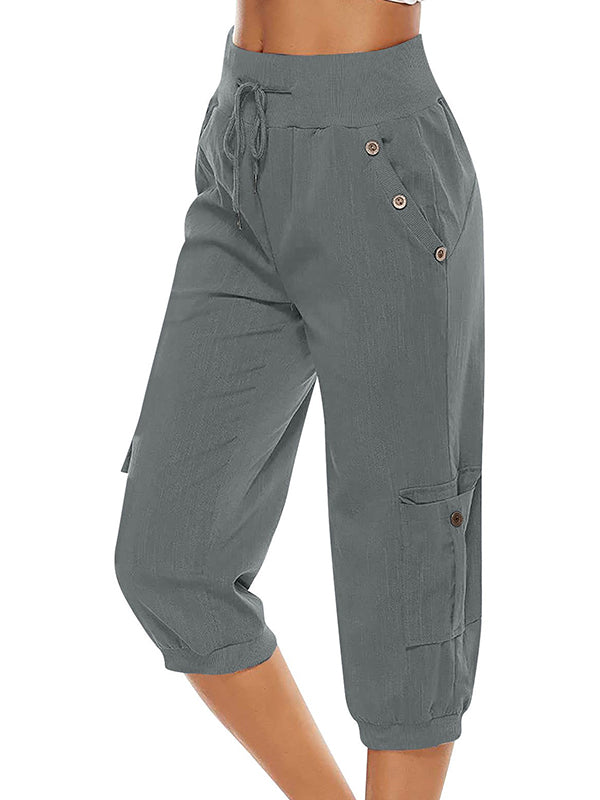 Nina | Cozy 3/4 Length Women's Trousers