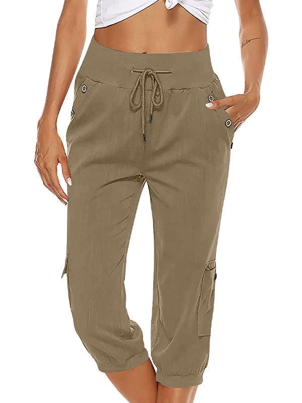 Nina | Cozy 3/4 Length Women's Trousers