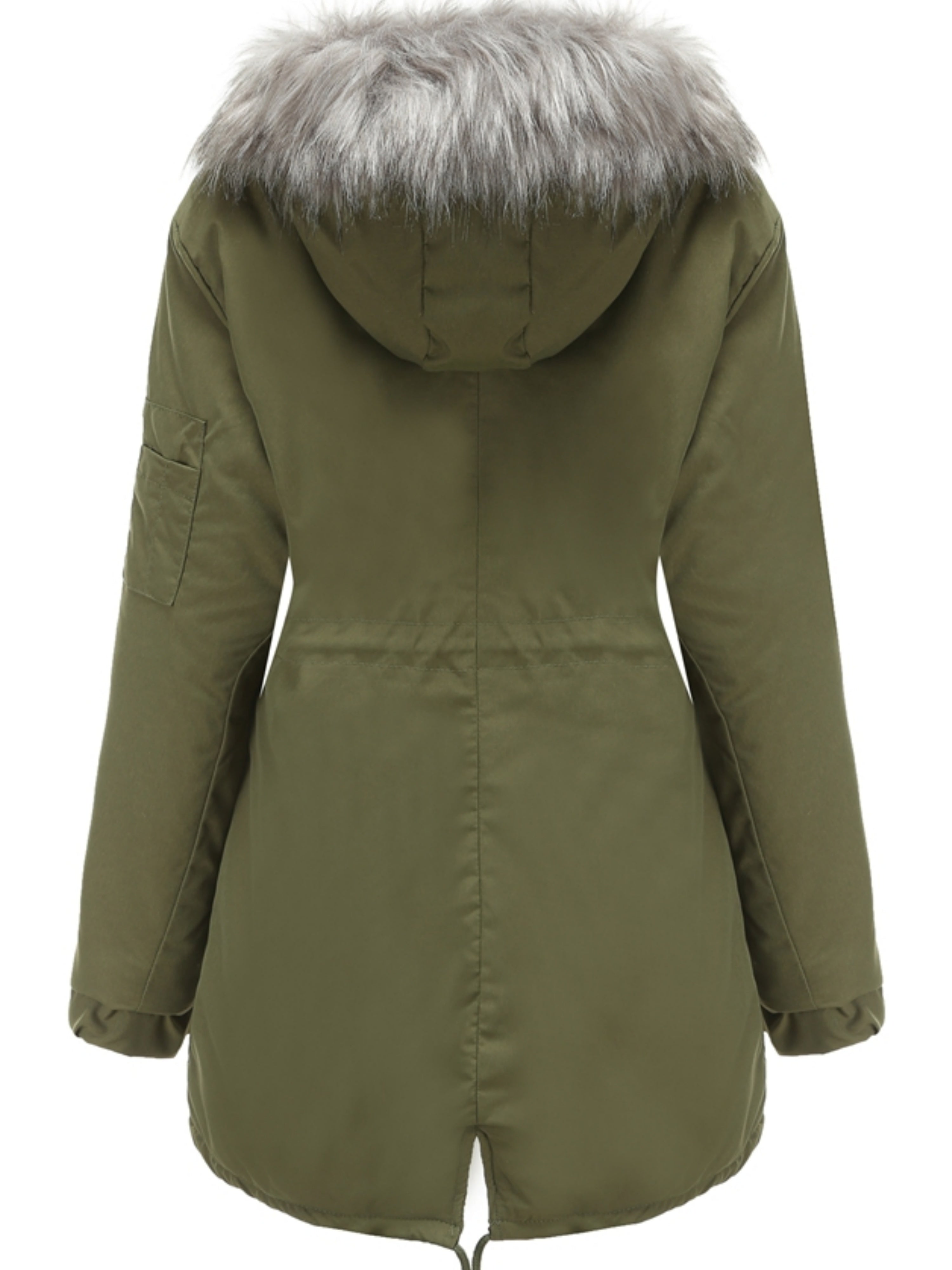 Nina | Cozy Zip-Up Fuzzy Hoodie Parka