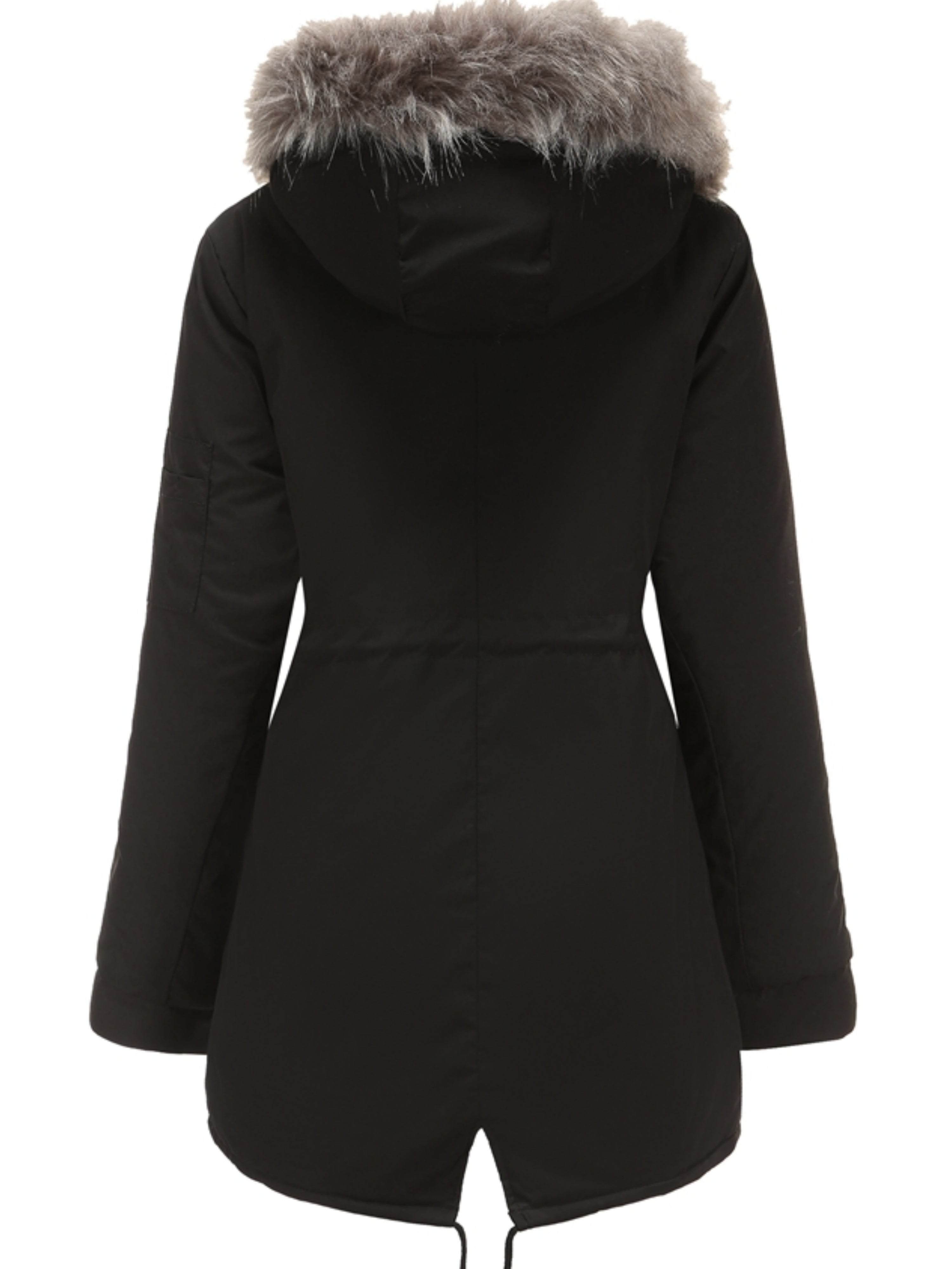 Nina | Cozy Zip-Up Fuzzy Hoodie Parka
